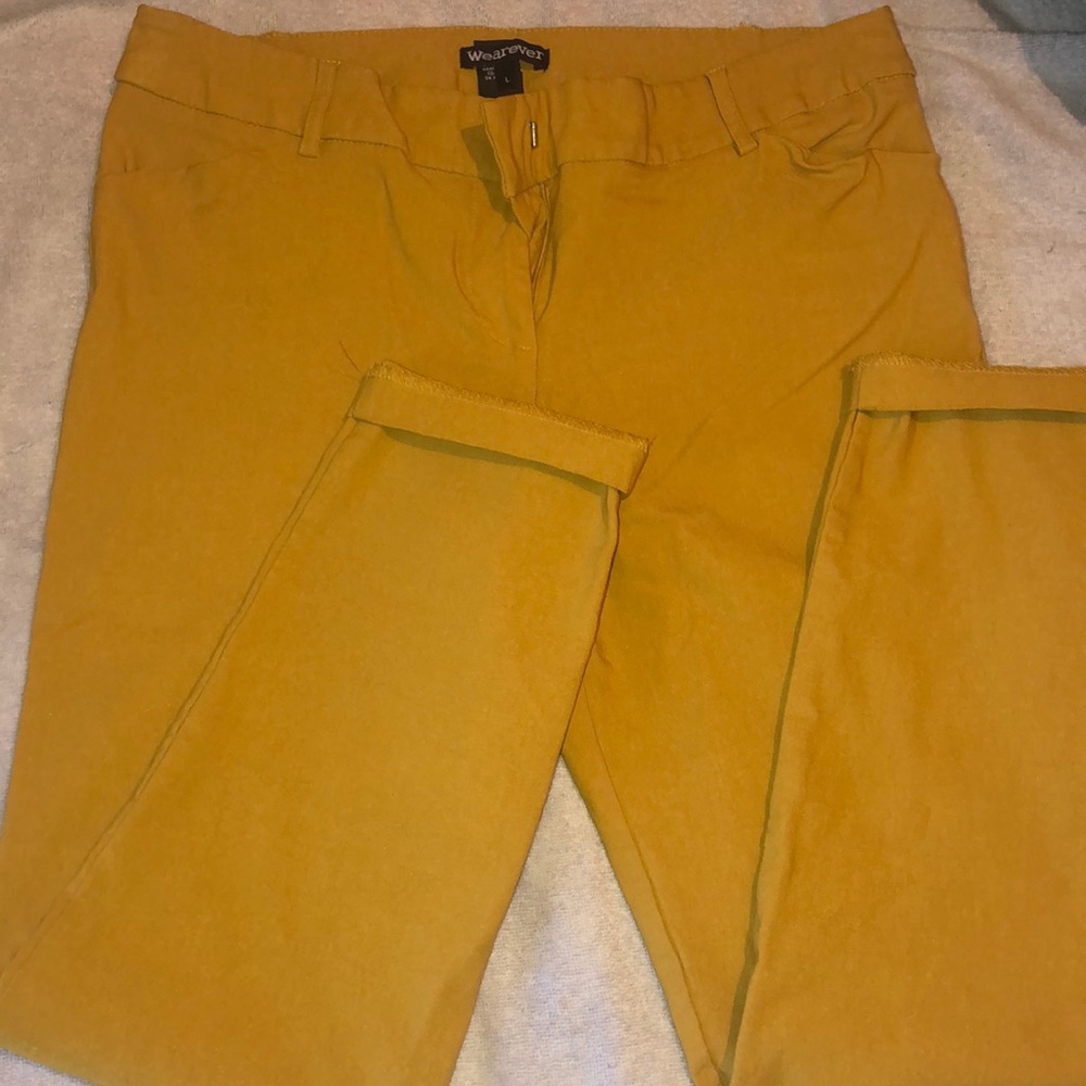 Mustard color pants